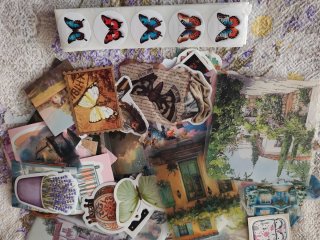 Set 250 mix Paesaggi naturali ed urbani stickers