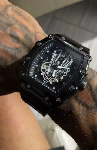 Reloj WLISTH Negro/Plateado