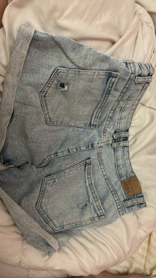 Shorts Vaqueros Mujer Desgastados