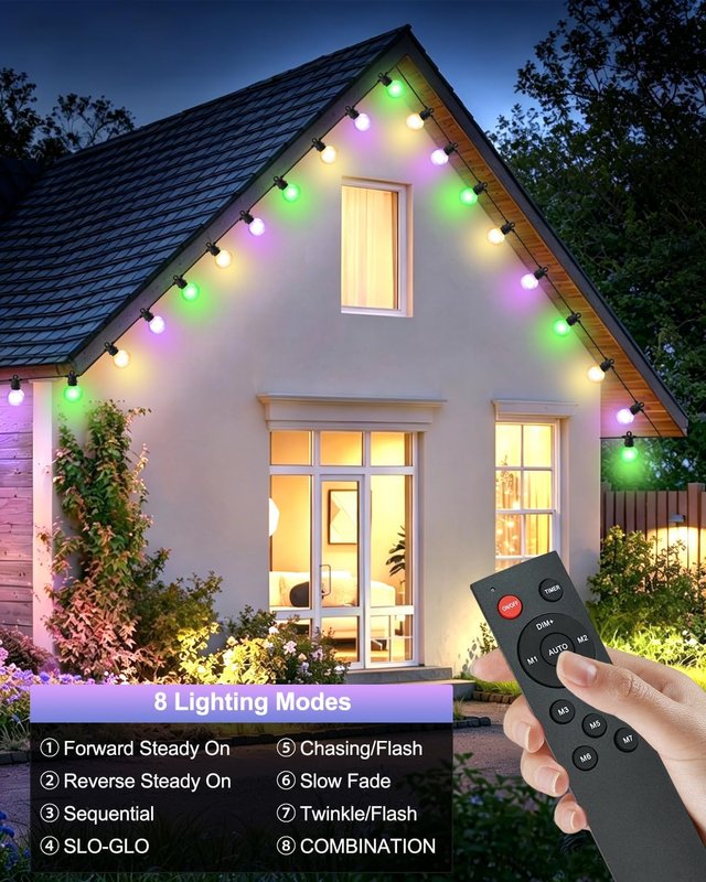 NUEVO - Catena Luci LED per Esterni con Palloncini