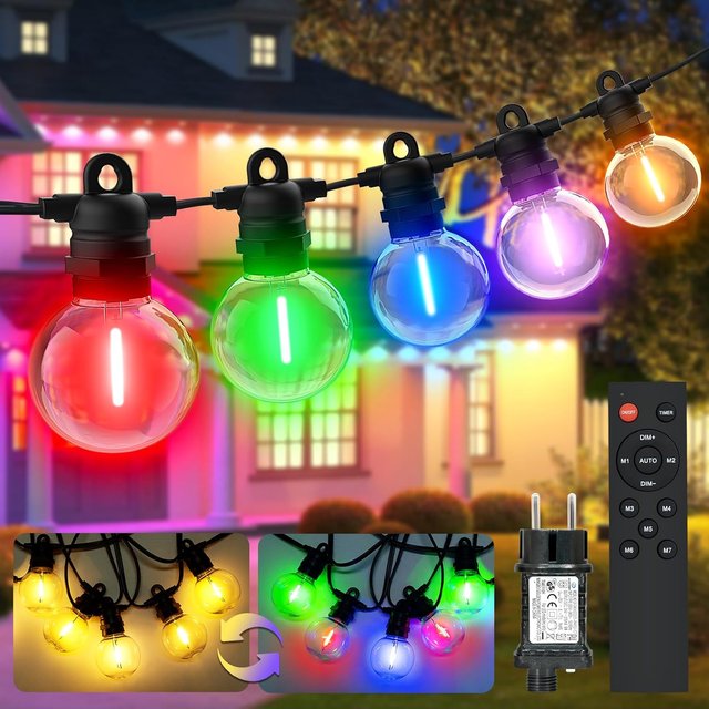 NUEVO - Catena Luci LED per Esterni con Palloncini