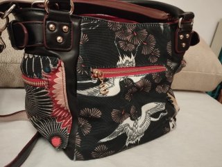 Bolso Desigual Original Multicolor Negro