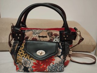 Bolso Desigual Original Multicolor Negro