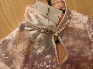 Top oriental satinado