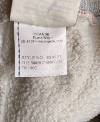 Pantalón chándal Puma gris talla M