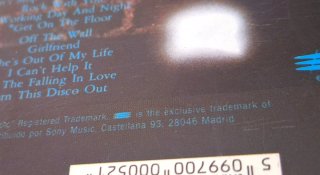 CD Michael Jackson Off The Wall