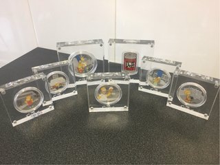 Colección 8 onzas plata 999 Los Simpson