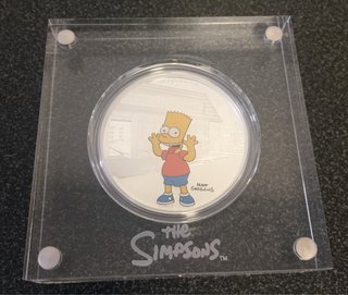 Colección 8 onzas plata 999 Los Simpson