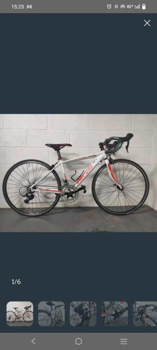 Bicicleta carretera junior