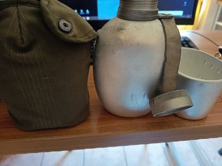 Tre borracce militari capienza 2 litri