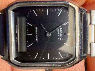 Reloj Casio Analógico-Digital Plateado