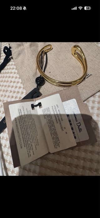 Pulsera Massimo Dutti Dorada