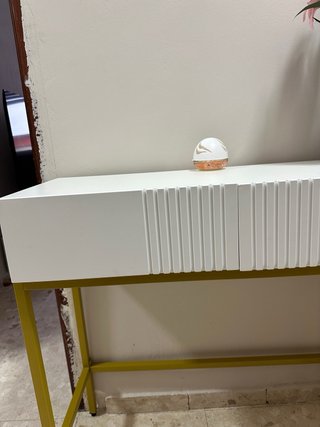 Entradita consola metal y madera