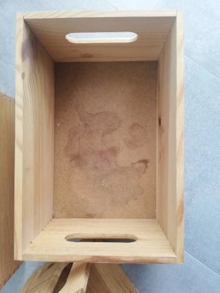 Cajas de madera con asas (3 unidades)