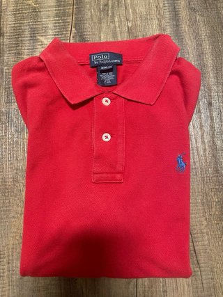 Polo Ralph Lauren Niño Rojo Manga Corta