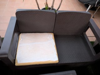Conjunto Muebles Exterior Ratán Marrón