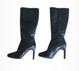 Botas de piel Elvio Zanon negras