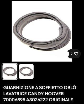 Guarnizioni oblò Candy