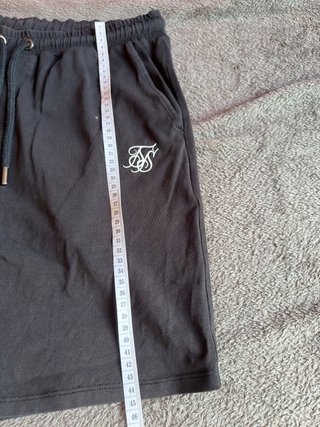 SikSilk Shorts Deportivos Negros