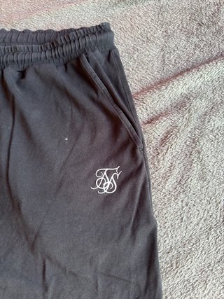 SikSilk Shorts Deportivos Negros