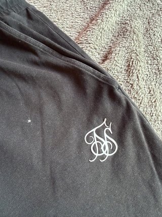 SikSilk Shorts Deportivos Negros