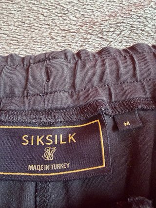 SikSilk Shorts Deportivos Negros