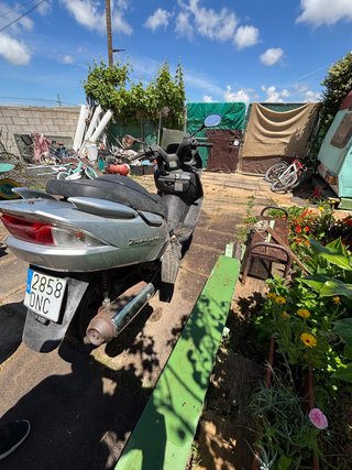 Suzuki Burgman Plata/Negro