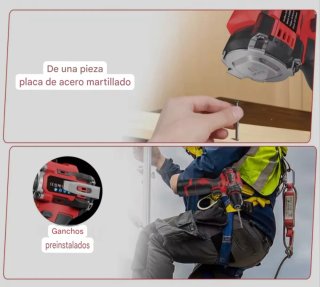 Taladro Atornillador Inalámbrico (2 Baterías)