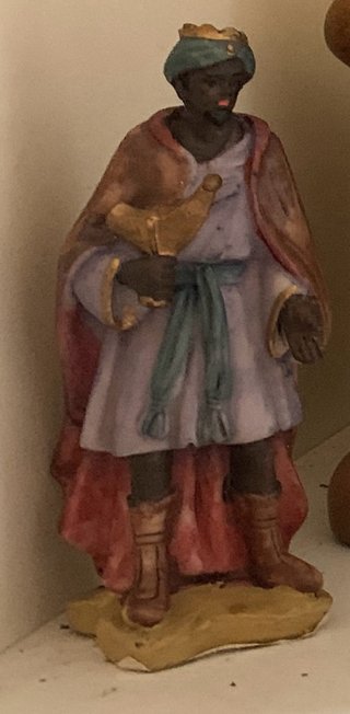 Presepe Thun in ceramica e legno