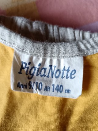 Pigiama bimbo 9/10 anni