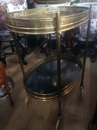 Mesa camarera LATÓN DORÉ