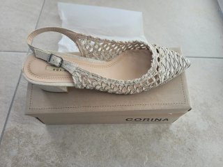 Zapatos Corina mujer dorados/plateados