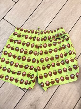 Costume da bagno F**k con stampa scimmia