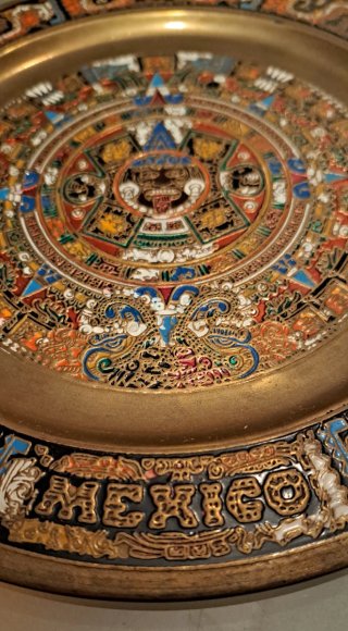 Piatto decorativo Messico stile Azteco