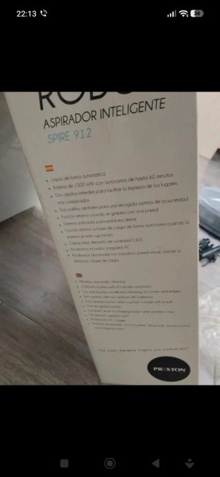 Robot Aspirador Prixton SPIRE 912