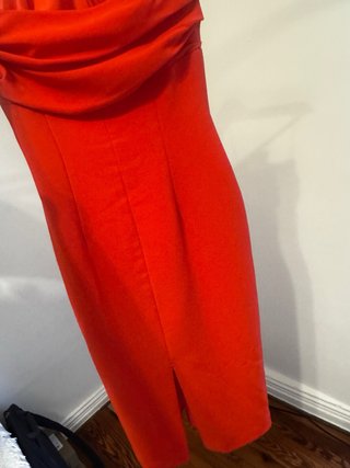 Vestido Etxart & Panno Midi Rojo