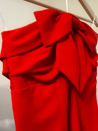 Vestido Etxart & Panno Midi Rojo