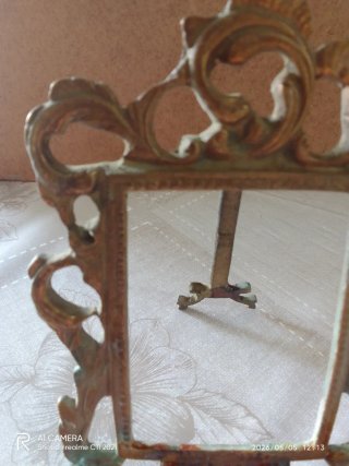 Marco de foto antiguo bronce