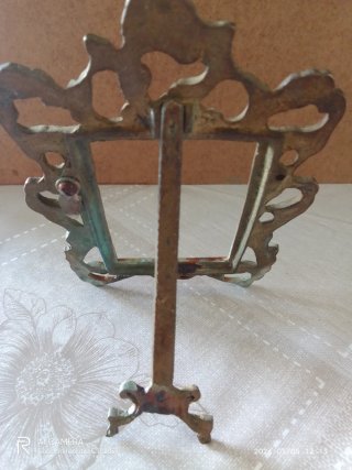 Marco de foto antiguo bronce