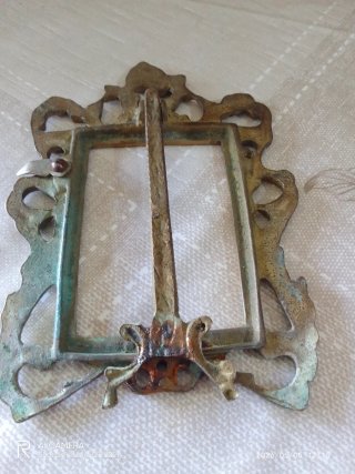 Marco de foto antiguo bronce