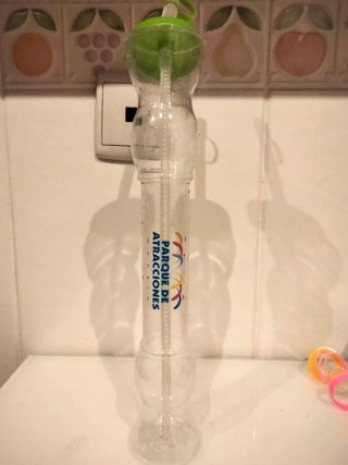 Vaso con pajita Parque de Atracciones