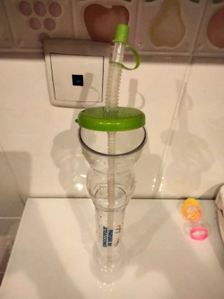 Vaso con pajita Parque de Atracciones