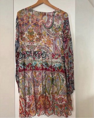 Vestido Zara Hilo Metalizado