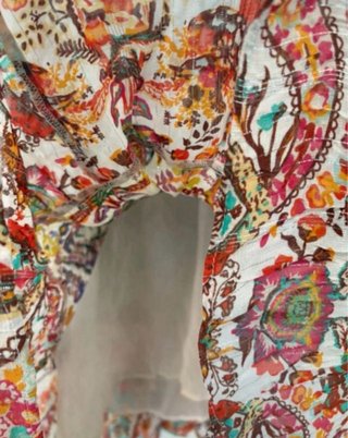 Vestido Zara Hilo Metalizado