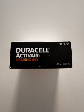 Pilas Audífono Duracell Activair 312 (Lote 120)