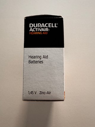 Pilas Audífono Duracell Activair 312 (Lote 120)