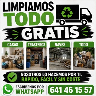 LIMPIAMOS TODO GRATIS