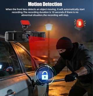 Dash Cam 4 Cámaras 360° + 64GB