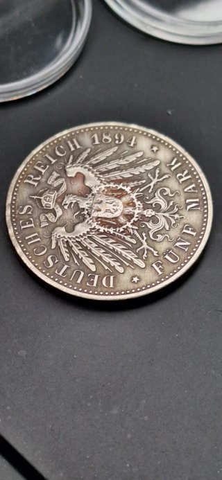 Moneta 5 Marchi 1894 Germania