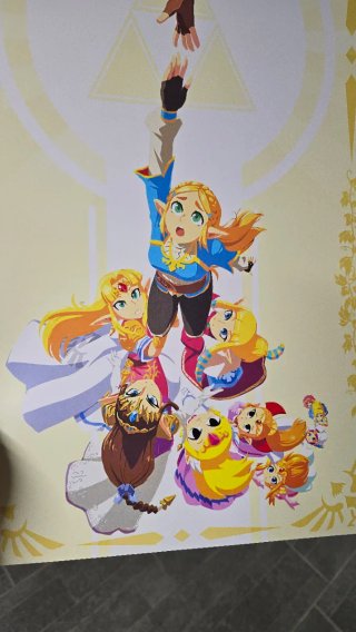 Zeldaverse Poster su carta spessa 400gr 70x30